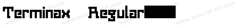 Terminax Regular字体转换